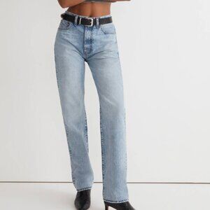 Pre Loved Madewell The '90s Straight Jean Size 26 Merced Wash